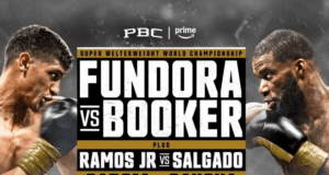 Fundora takes on Booker this weekend (Poster - PBC)