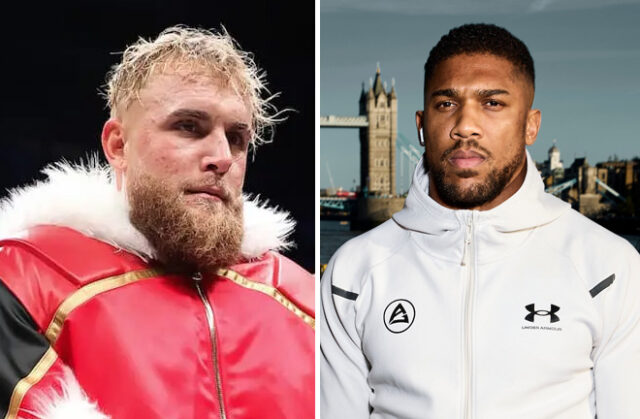 Jake Paul called Anthony Joshua photo: Amanda Westcott/The most valuable promotions/Mark Robinson/Matchroom Boxing