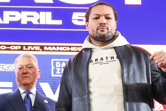 Joe Joyce will fight Filip Hrgovic on April 5 in Manchester, Frank Warren has confirmed Photo Credit: Leigh DawneyQueensberry Promotions