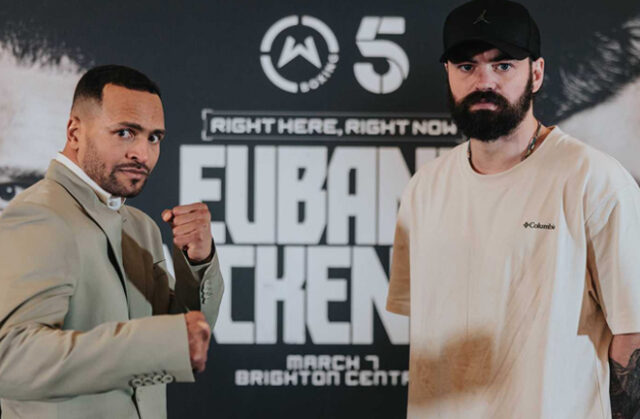 Harlem Eubank will face Tyrone McKenna in Brighton on Friday, live on channel 5 photo Credit: David Cavan/Wasserman Boxing