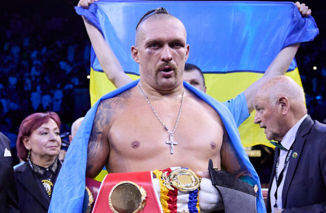 Oleksandr Usyk has been ordered to defend his WBO heavyweight crown against Joseph Parker Photo Credit: Mark Robinson Matchroom Boxing