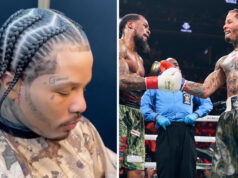 Gervonta Davis' hairstylist has slammed his claims that grease from hair product burnt his eye during his draw with Lamont Roach Photo Credit: LEETHEBRAND Instagram/Esther Lin/Premier Boxing Champions