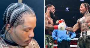 Gervonta Davis' hairstylist has slammed his claims that grease from hair product burnt his eye during his draw with Lamont Roach Photo Credit: LEETHEBRAND Instagram/Esther Lin/Premier Boxing Champions