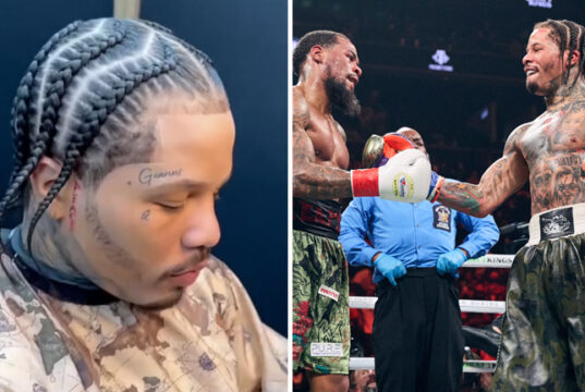 Gervonta Davis' hairstylist has slammed his claims that grease from hair product burnt his eye during his draw with Lamont Roach Photo Credit: LEETHEBRAND Instagram/Esther Lin/Premier Boxing Champions