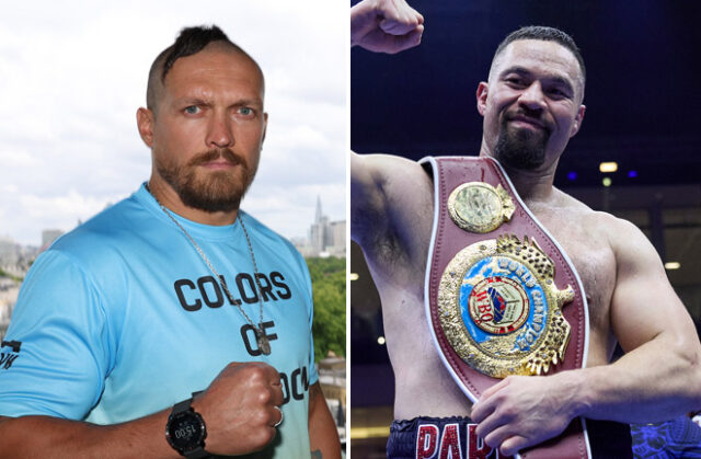 Oleksandr Usyk has been ordered to defend his WBO heavyweight title against Joseph Parker Photo Credit: Mark Robinson Matchroom Boxing